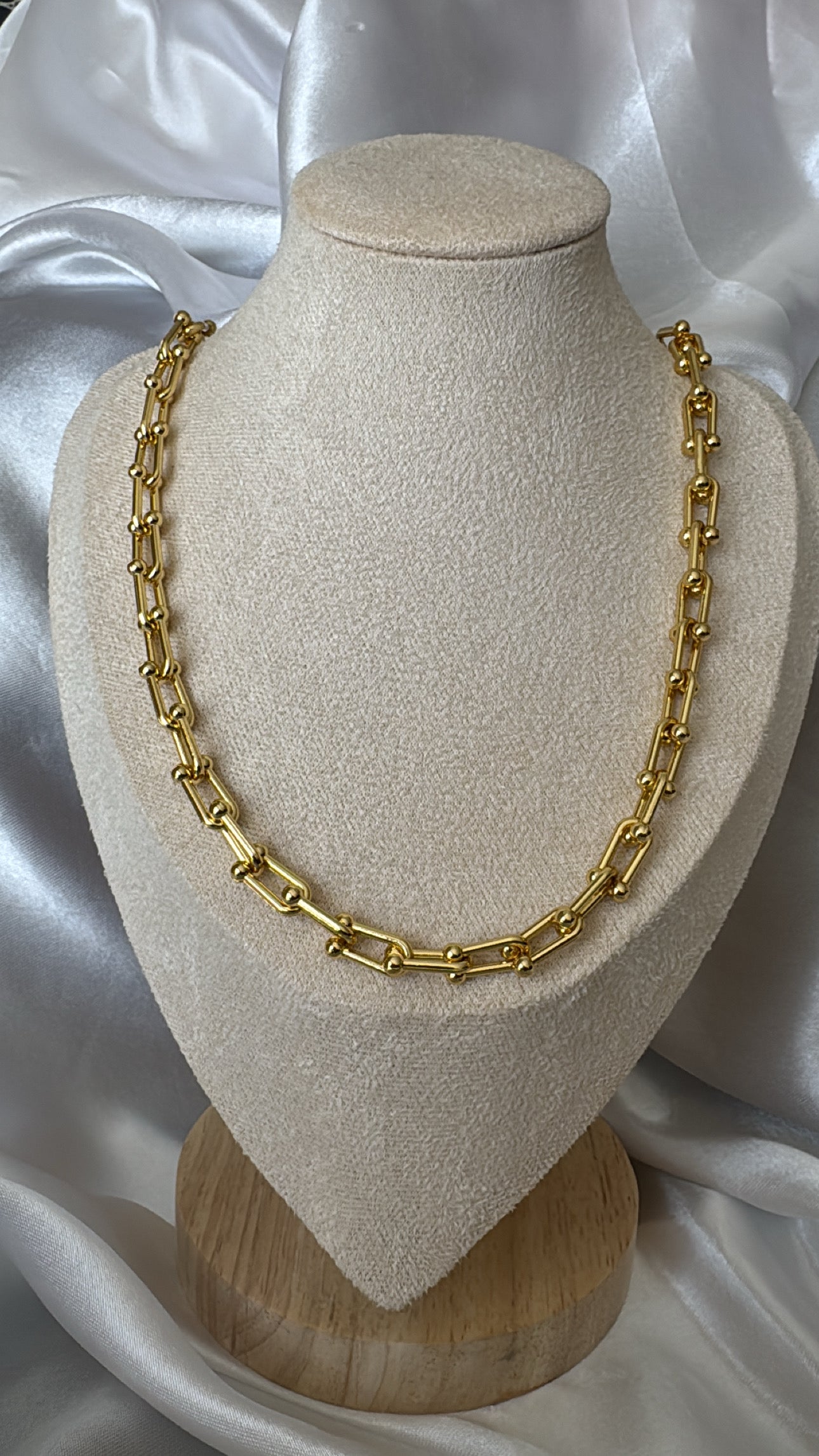 Colar Insp. Elos Dourado 50cm