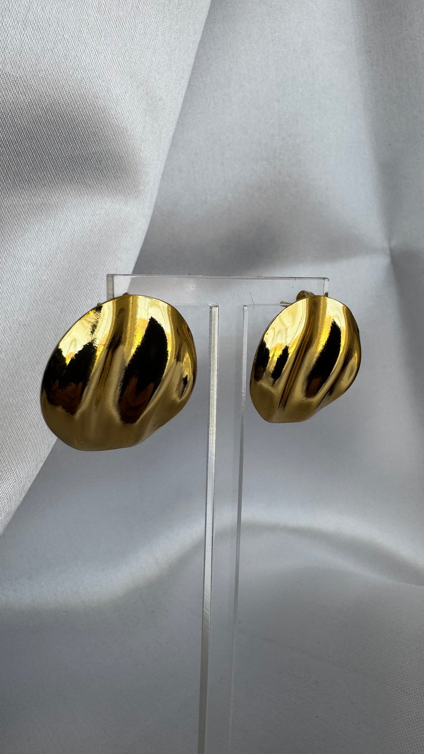 Brinco Redondo Textura Wave