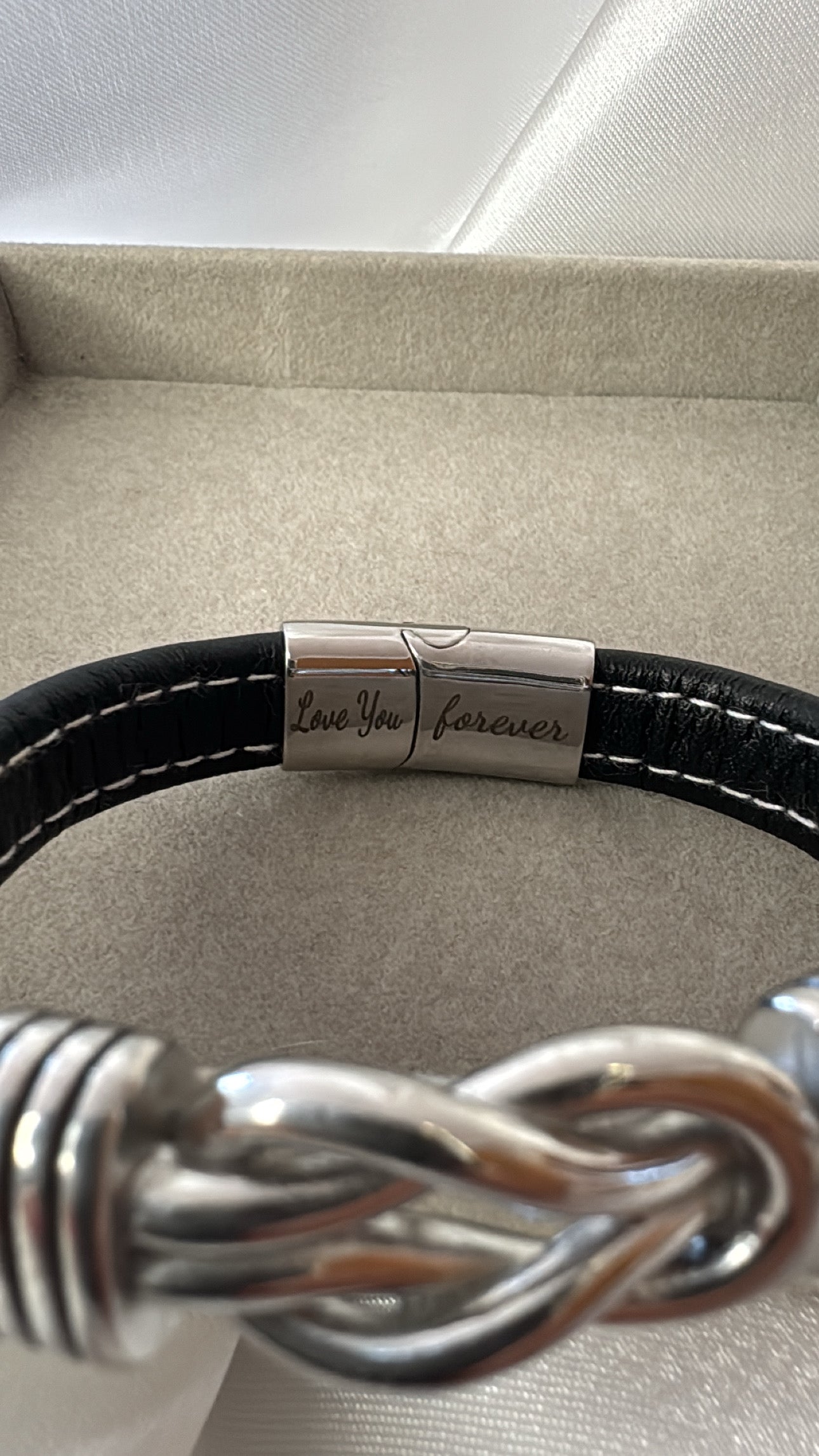 Pulseira Masculina 21cm (Love you Forever)