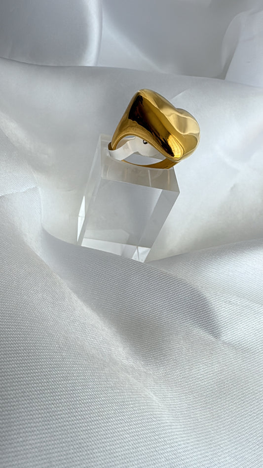 Anel Coração Grande