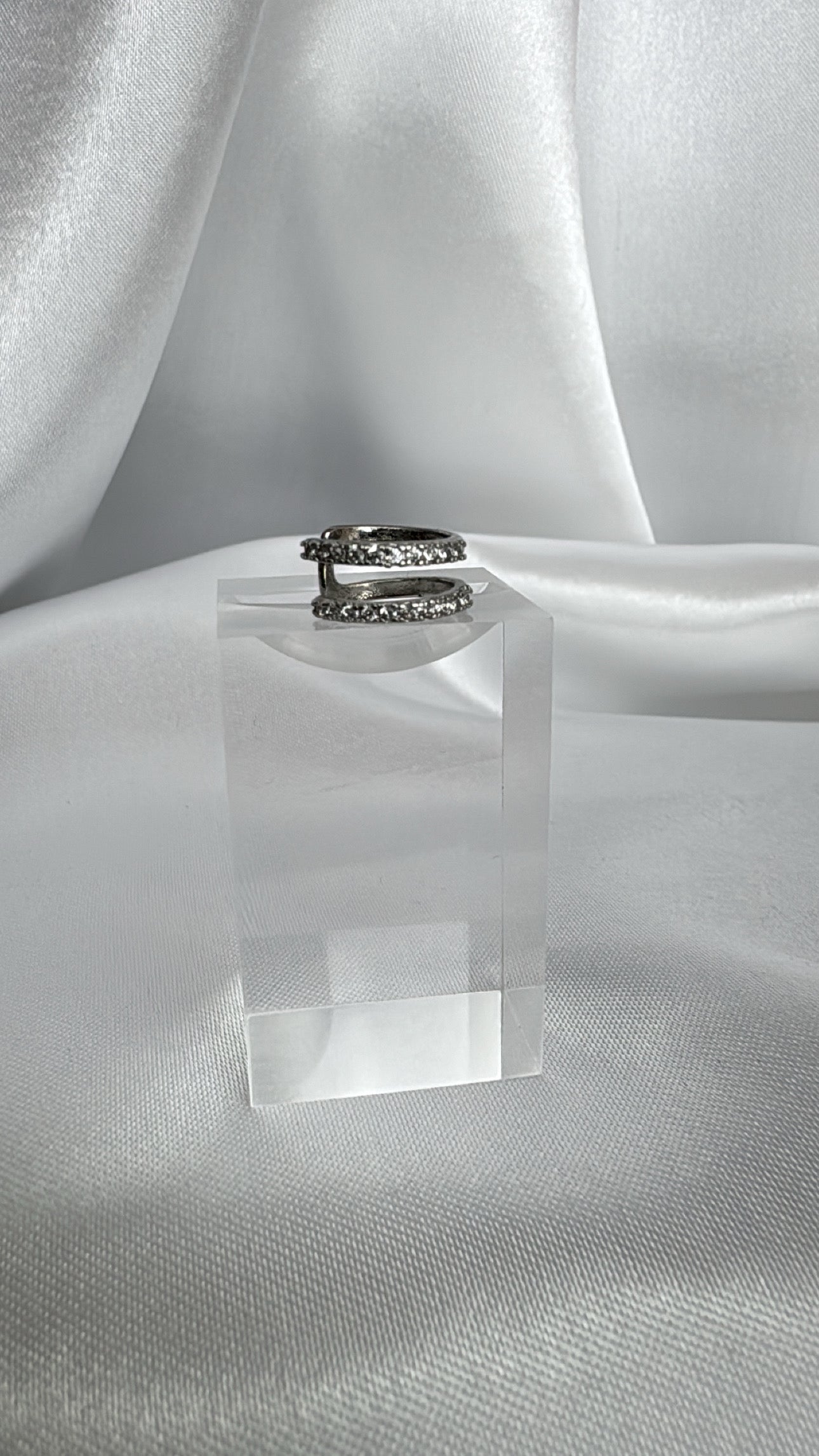 Piercing de encaixe dois Filetes Prata