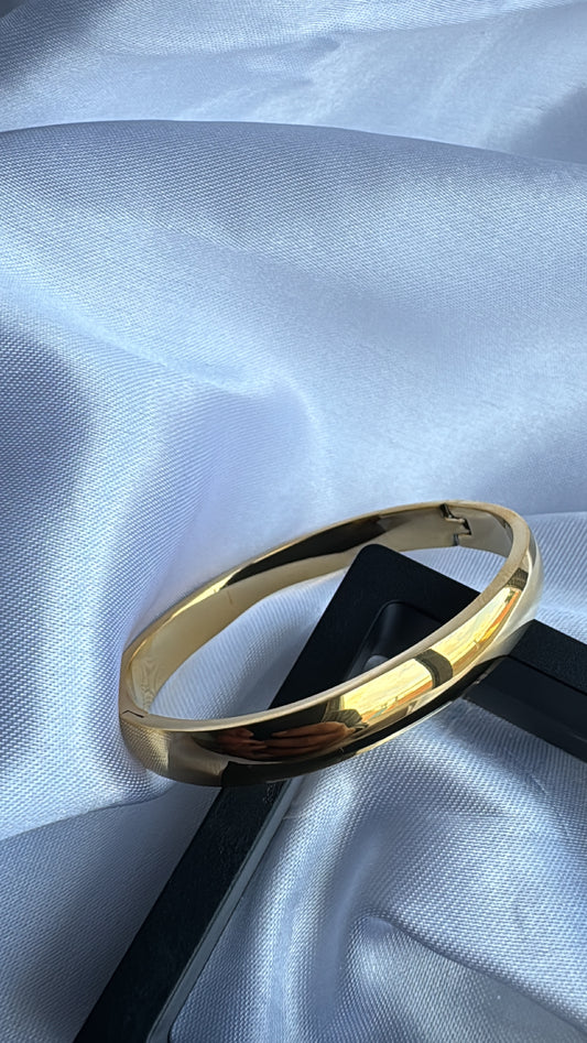Bracelete Dourado Liso