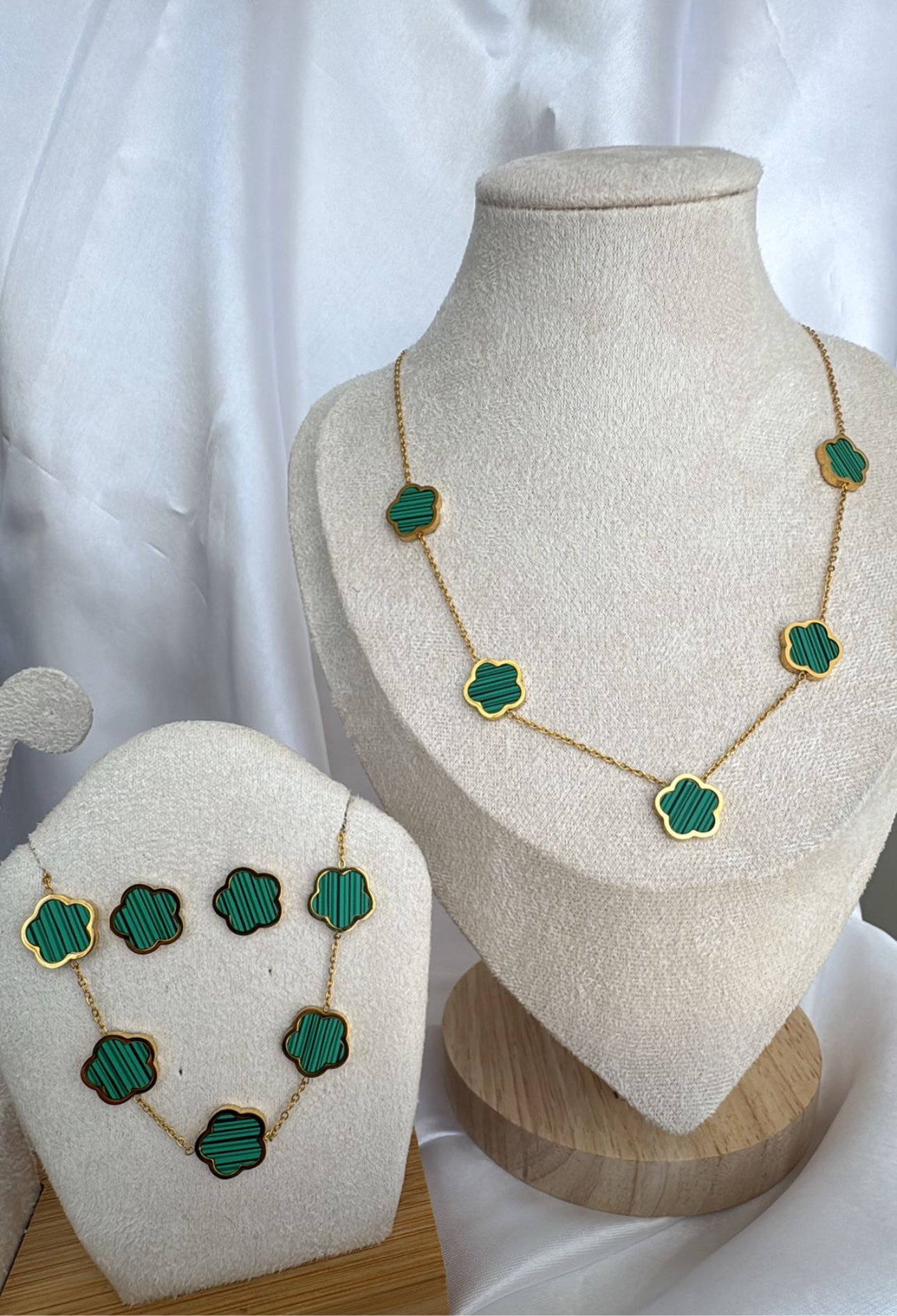 Conjunto Flor Verde