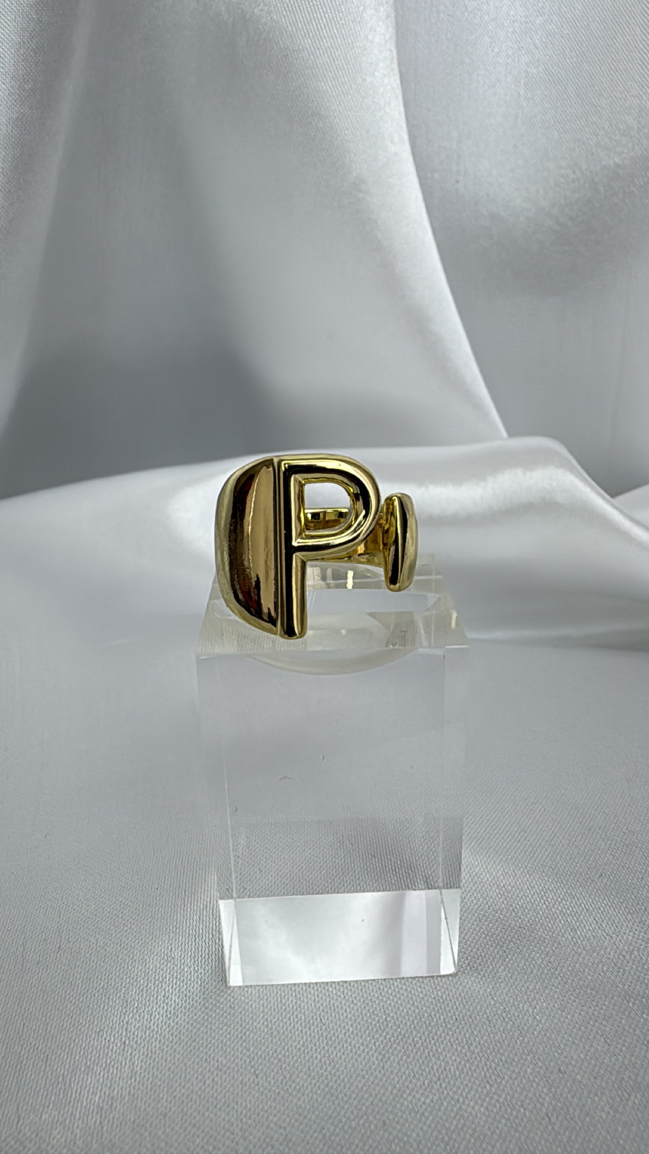 Anel P Regulável Dourado