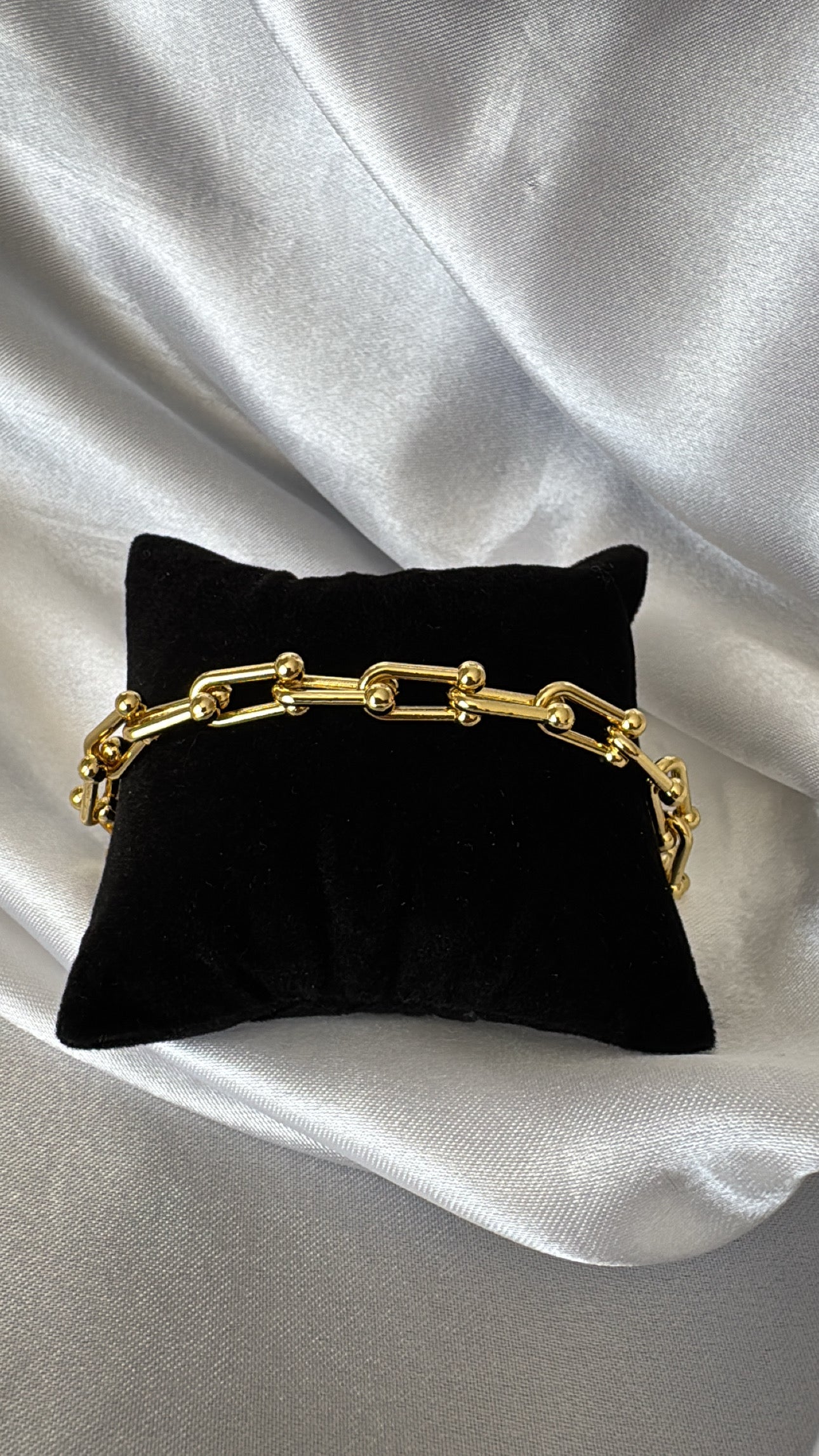 Pulseira Elos ins. C dourado