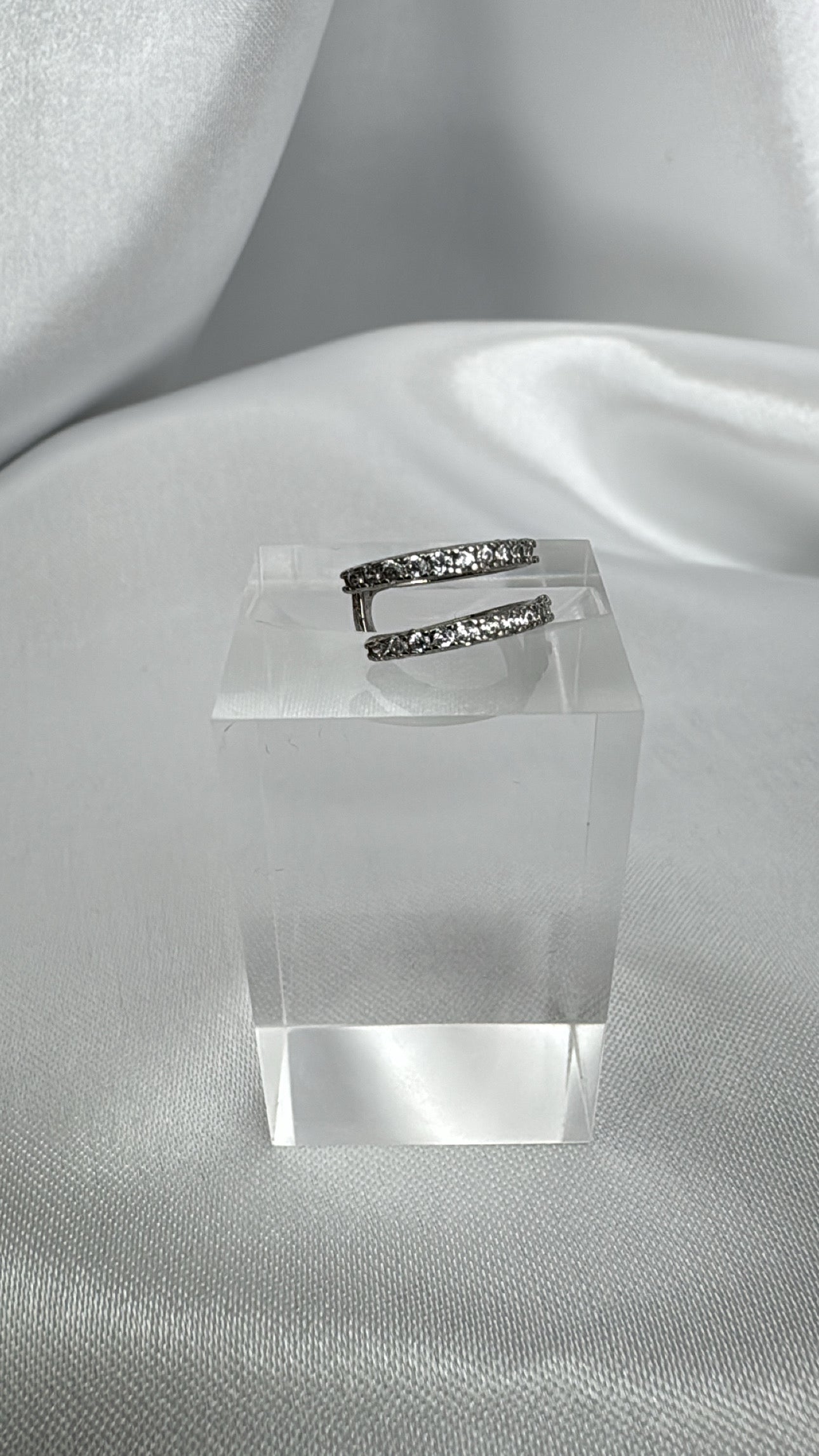 Piercing de encaixe dois Filetes Prata