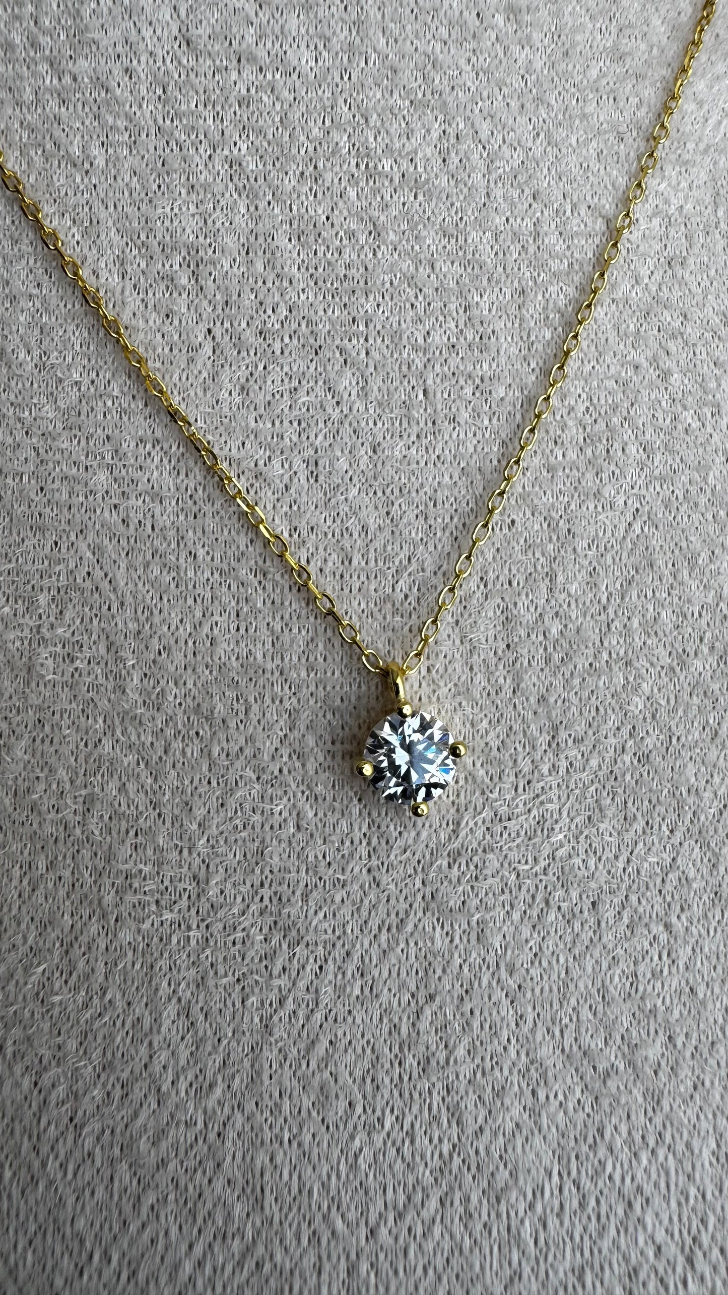 Ponto de Luz DOURADO 925