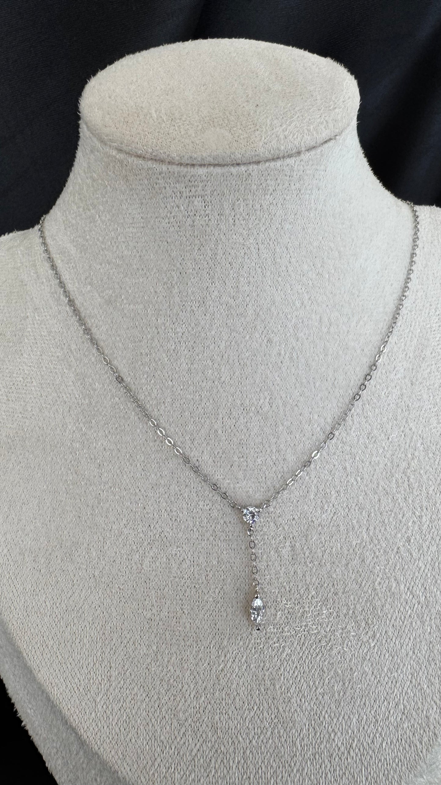 Colar Gravatinha Prata 925