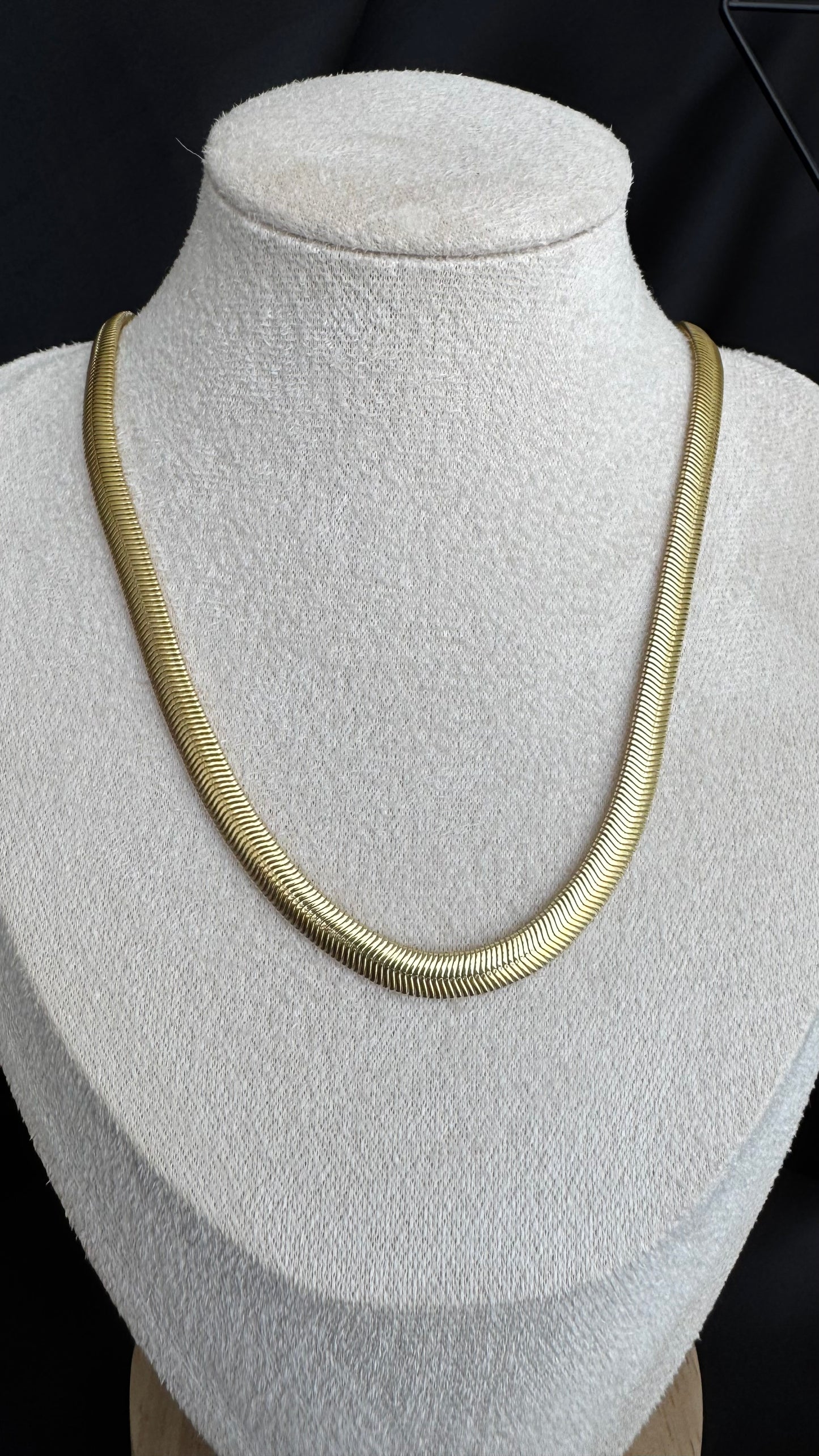 Colar Snake 6mm Dourado