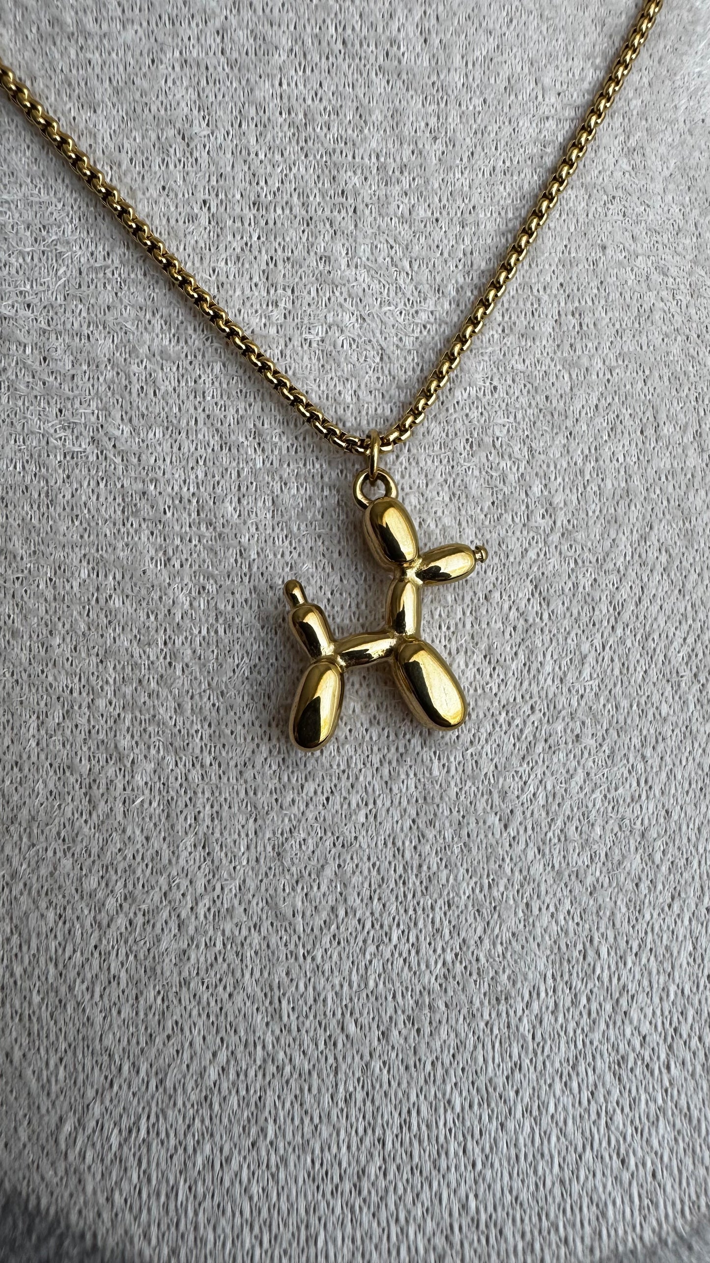 Colar Bexiga em Aço