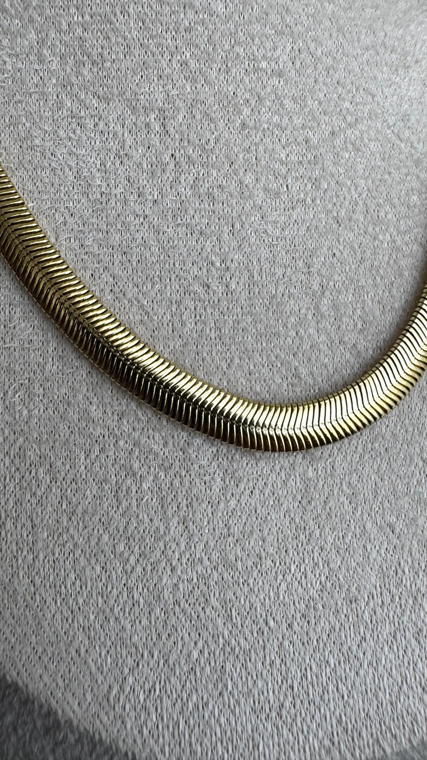 Colar Snake 6mm Dourado