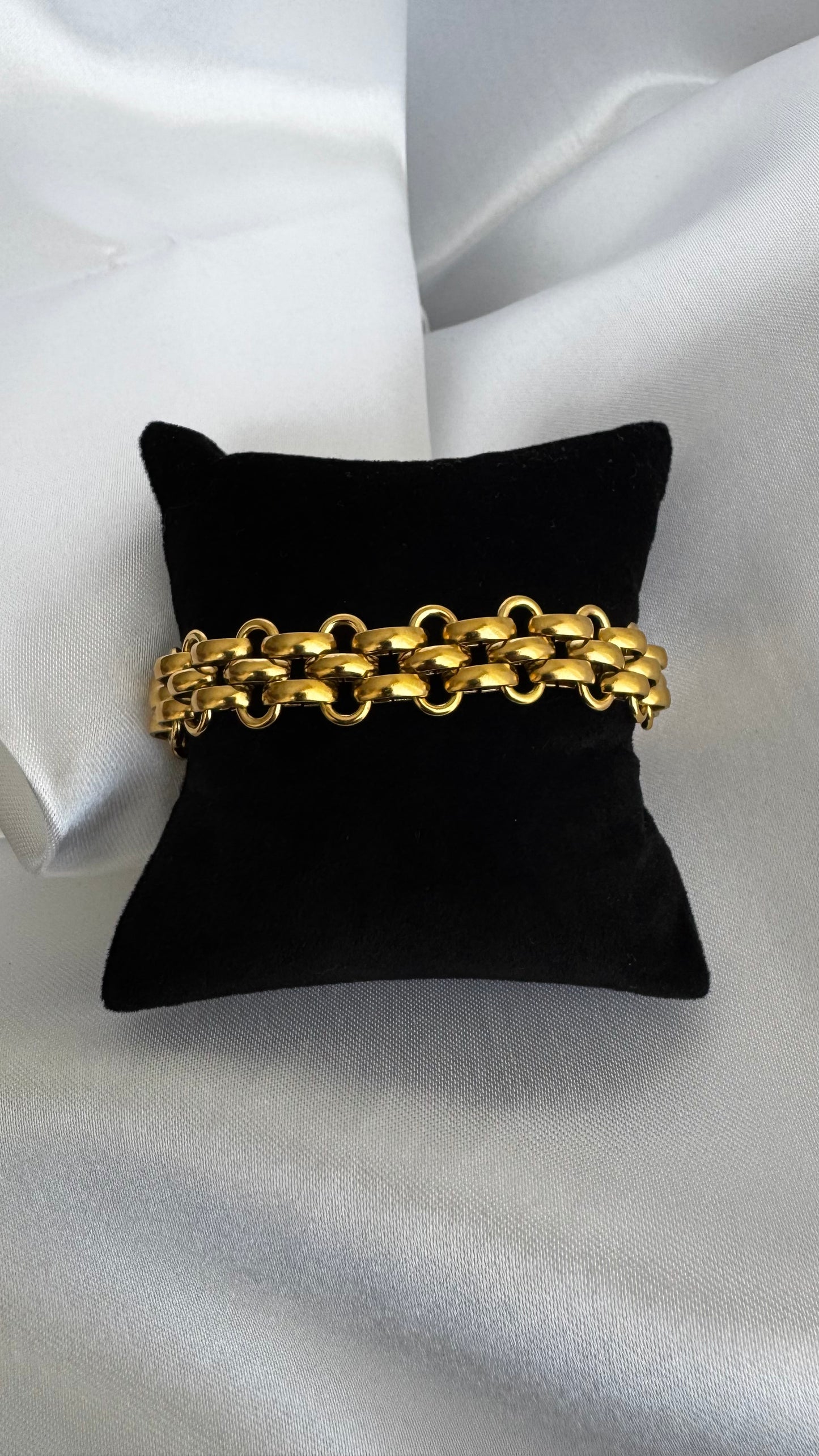 Pulseira Elos Duplos Aço