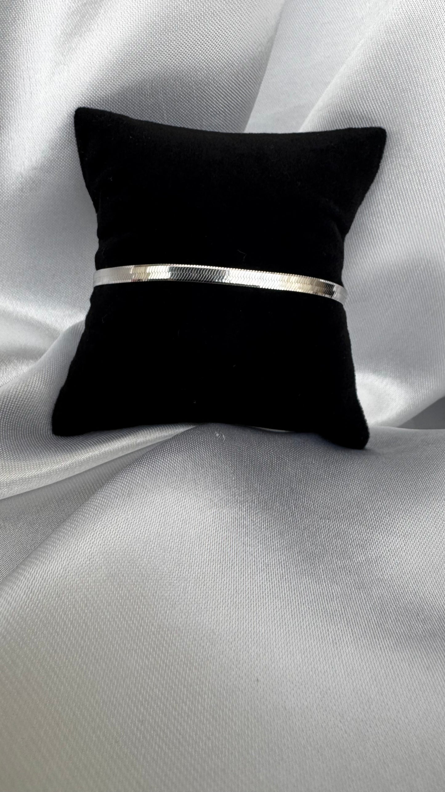 Pulseira Malha Fita 925