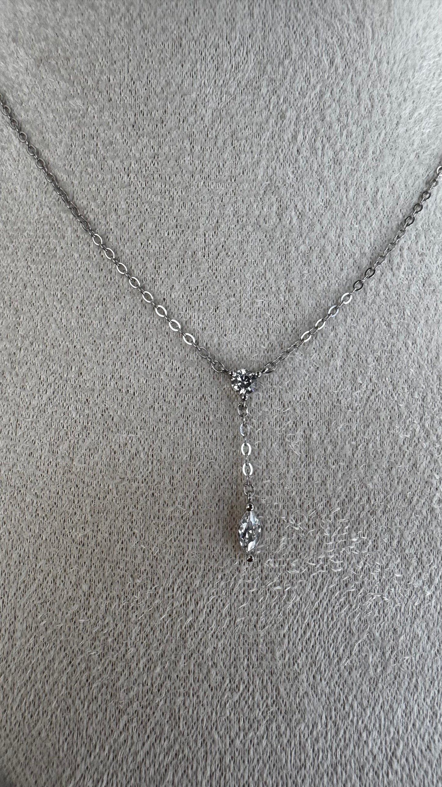 Colar Gravatinha Prata 925