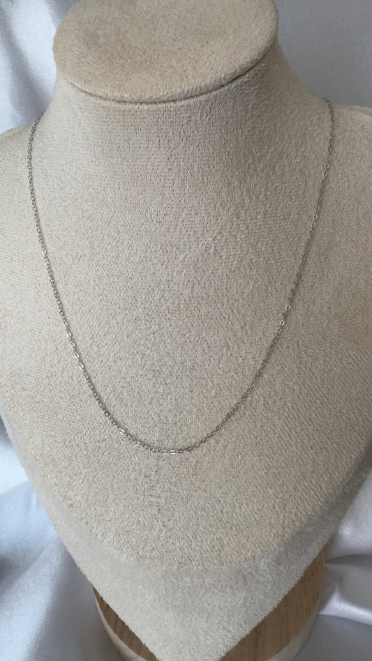 Colar Apenas o fio em Prata 925