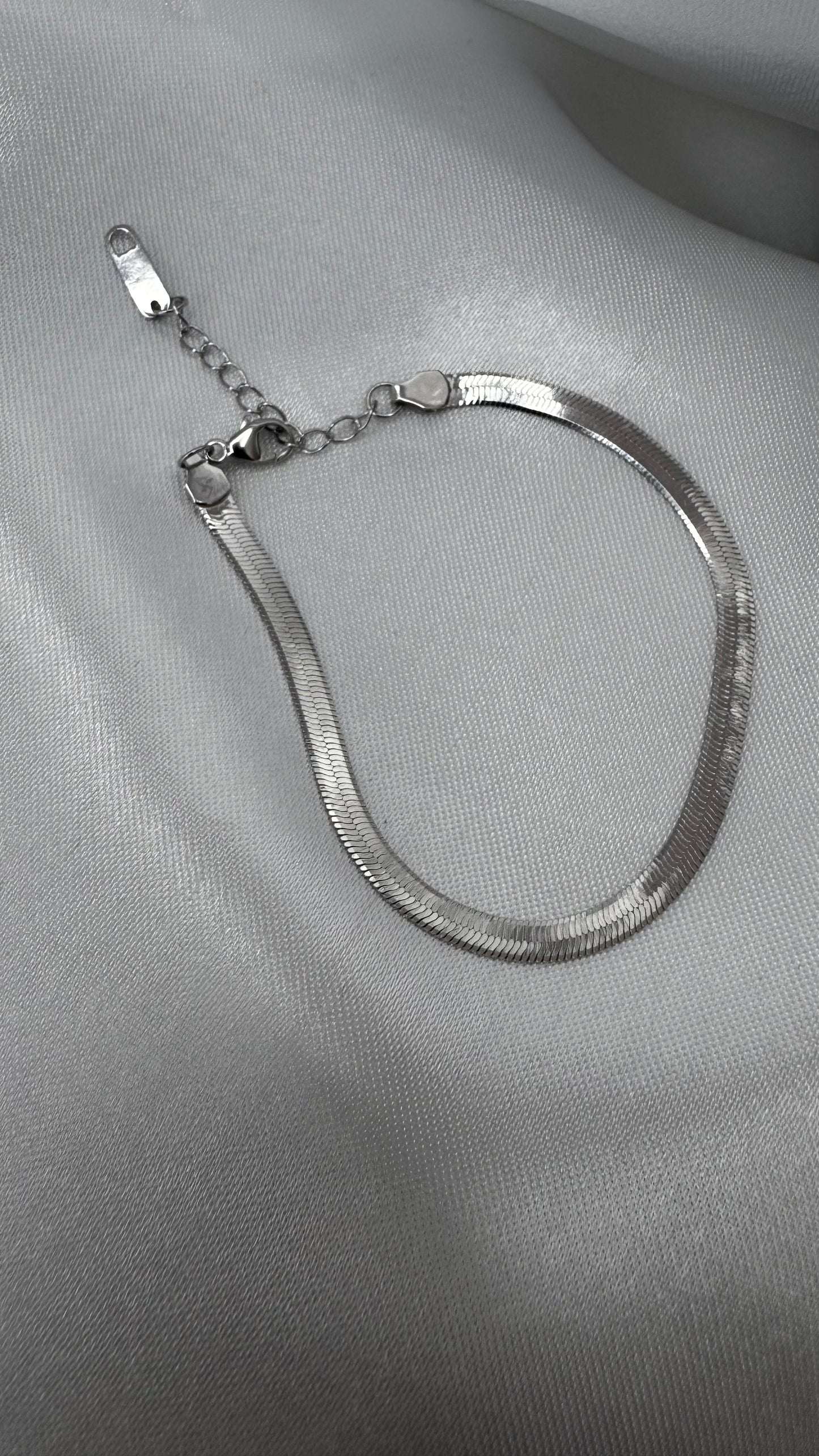 Pulseira Malha Fita 925