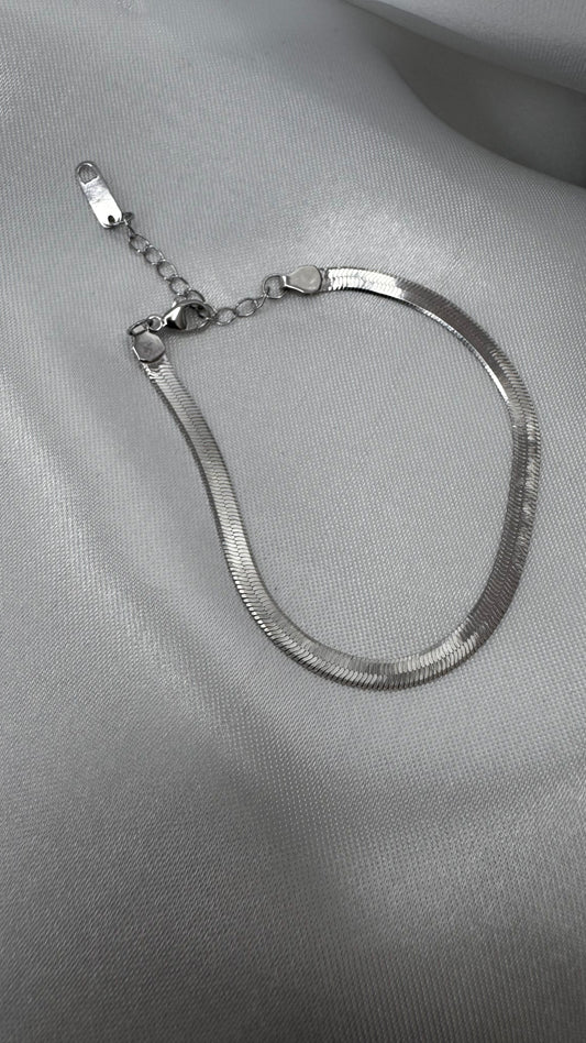 Pulseira Malha Fita 925