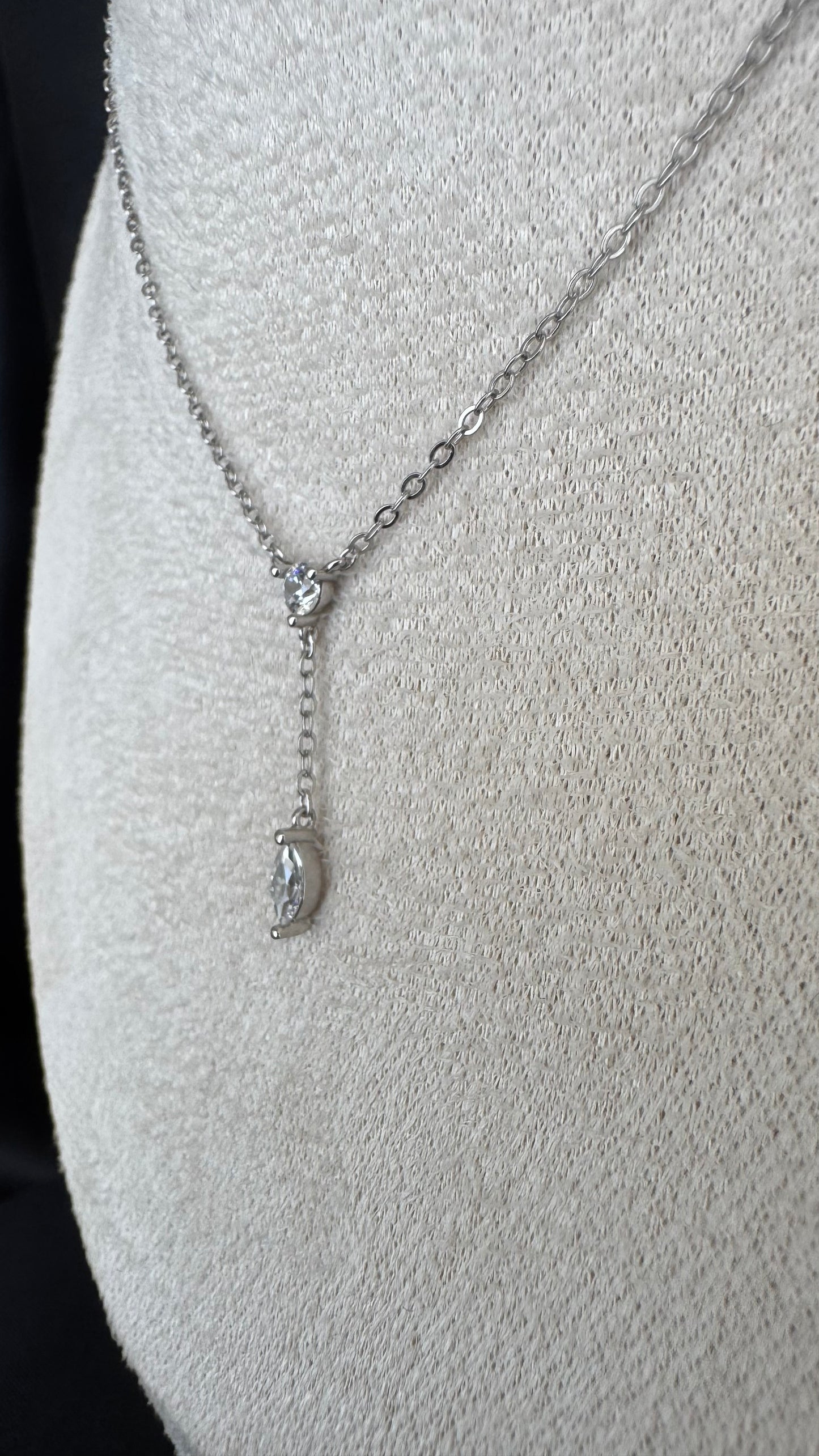 Colar Gravatinha Prata 925