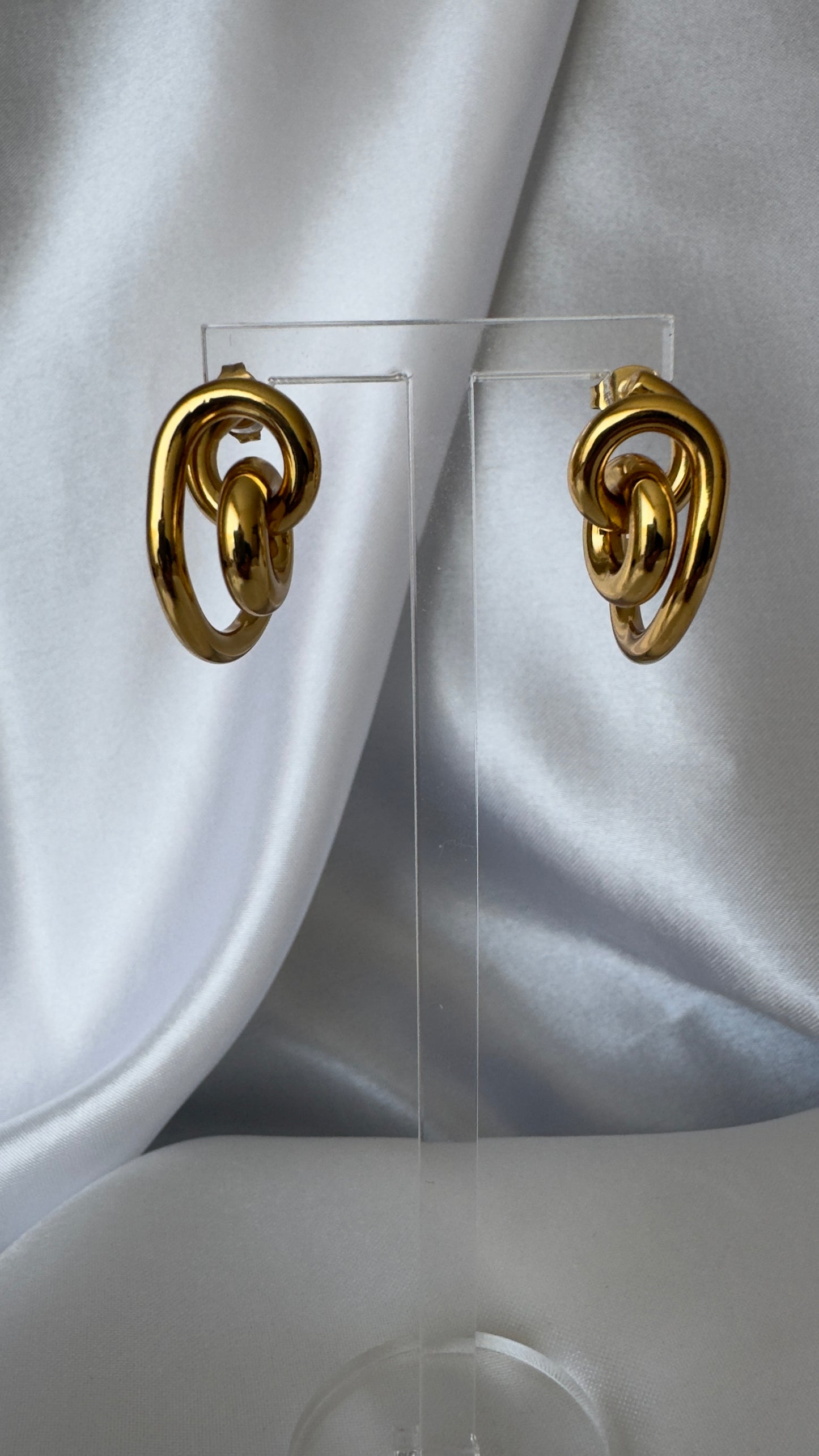 Brinco Elos Dourados